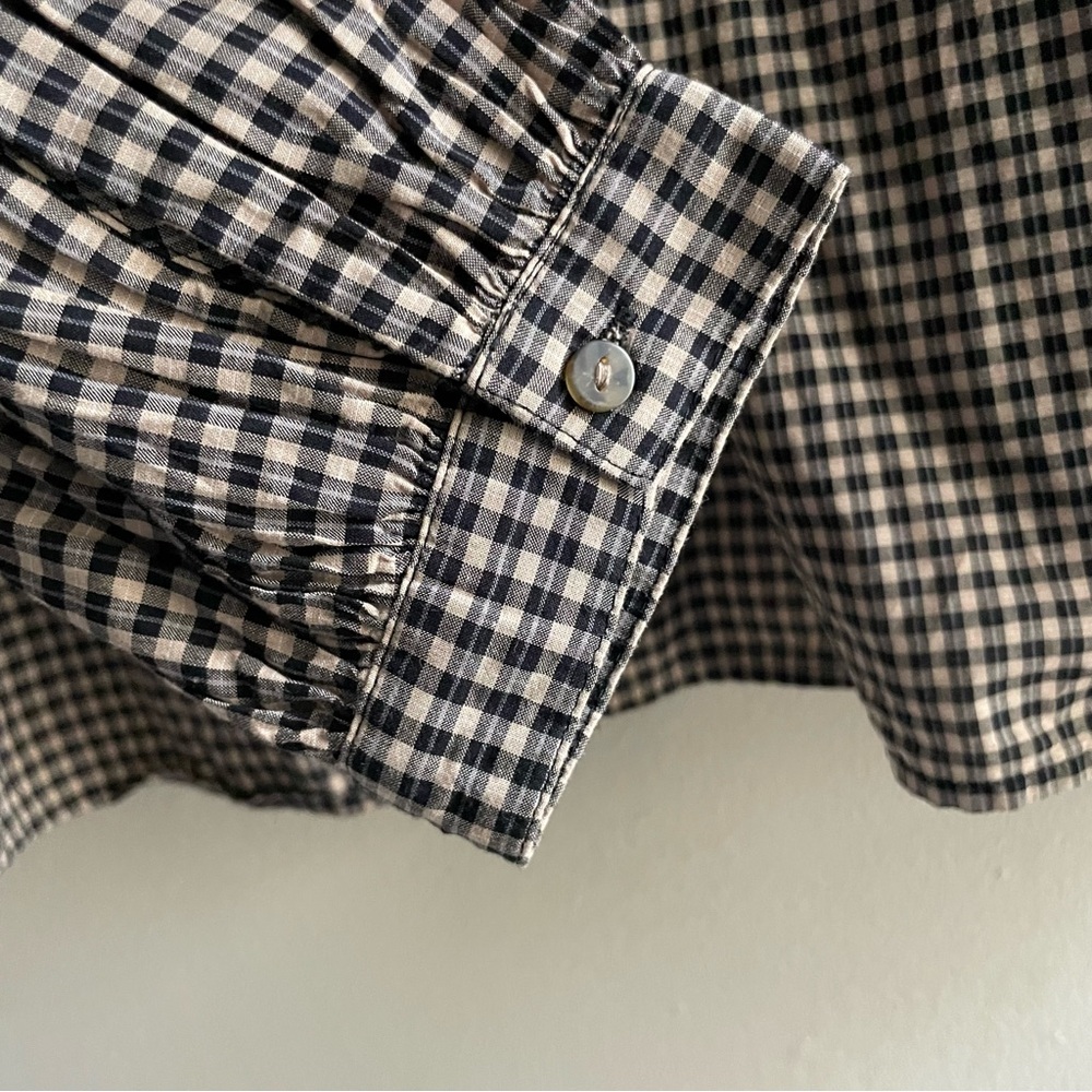 Women’s Old Navy Plaid Ruffle Shirt - Picture 7 of 13